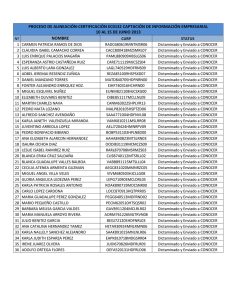 proceso de alineación-certificación ec0132 captación de