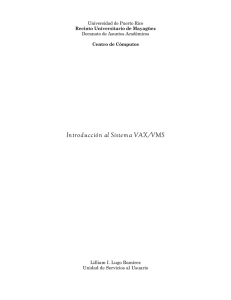 Introducción al Sistema VAX/VMS