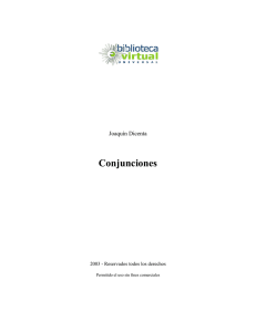 Conjunciones - Biblioteca Virtual Universal