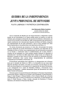 Junta Provincial de Betanzos: plata labrada y patriótica contribución