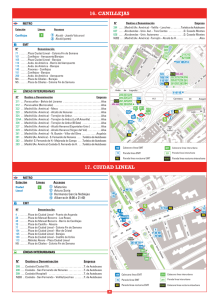 Información de líneas de transporte