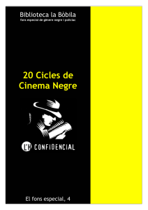 20 Cicles de Cinema Negre - Ajuntament de L`Hospitalet