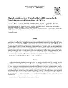 Gliptodontes (Xenarthra, Glyptodontidae) del Pleistoceno Tardío