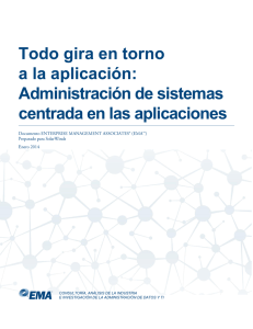 Todo gira en torno a la aplicación: Administración de sistemas