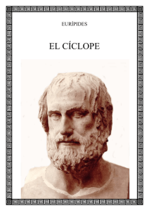Eurípides - Tragedias I Introducción - El cíclope -bilingüe