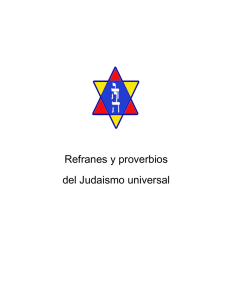Refranes y proverbios del Judaismo universal