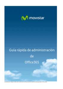 Guía rápida de administración de Office365 Tu web