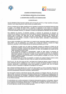 Acuerdo Interinstitucional - Secretaría Nacional de Comunicación