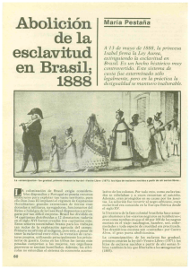 Abolición esclavitud en Brasil