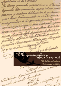 1810: opinión pública y soberanía nacional