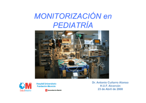 Monitorización en Pediatría