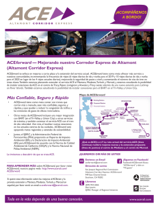 ACEforward — Mejorando nuestro Corredor Express de Altamont