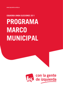 programa marco municipal