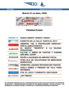 queda obispo „sordo y mudo‟ ejército en la calle “hasta el 2013