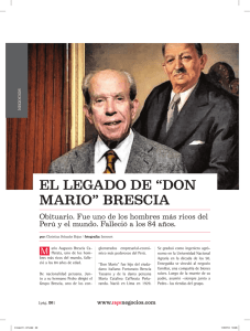 El legado de "Don Mario" Brescia