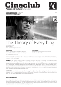 The Theory of Everything - Associació Cultural de Granollers