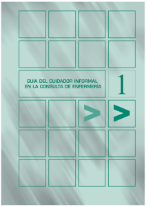 guía del cuidador informal en la consulta de enfermería