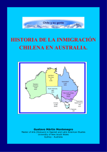 historia de la inmigración chilena en australia.
