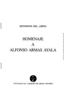 Homenaje a Alfonso Armas Ayala