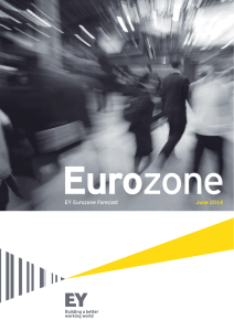 EY Eurozone Forecast June 2014 The Eurozone is expected to
