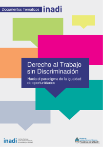 Derecho al Trabajo sin Discriminación