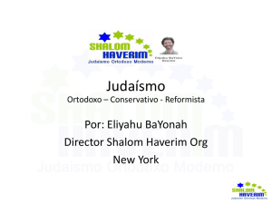 Judaísmo - Shalom Haverim Org