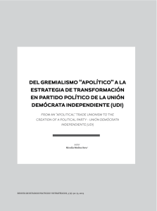 del gremialismo “apolítico” a la estrategia de transformación en