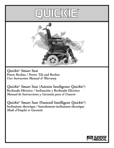 Quickie® Smart Seat