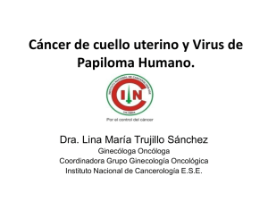 INSTITUTO NACIONAL DE CANCEROLOGIA VPH