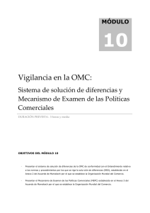 M10-Vigilancia en la OMC:Sistema de solución de