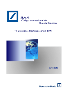 IBAN - Deutsche Bank