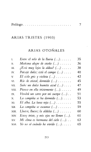 Prólogo 7 ARIAS TRISTES (1903) ARIAS OTOÑALES i. Entre el velo