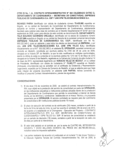 Contrato Interadministrativo 004 de 2009