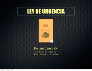 ley de urgencia