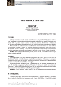 vivir en un hospital. el caso de ramón.