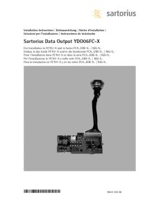 Sartorius Data Output YDO06FC-X