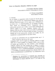 ` Sobre las llamadas cláusulas relativas en yaqui Constantino