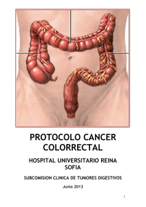 protocolo cancer colorrectal