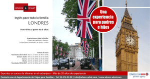 información del Programa de inglés para toda la familia en Londres