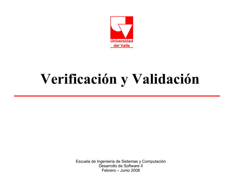 Verificación Y Validación 7738