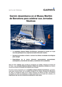 Garmin desembarca en el Museu Marítim de Barcelona para