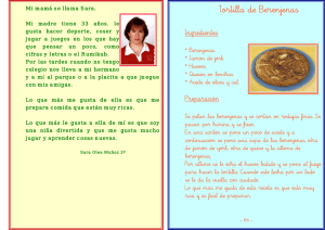 Tortilla de Berenjenas