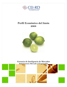 Perfil Económico del limón 2008 - CEI-RD
