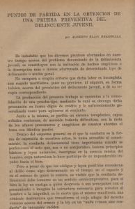 PUNTOS DE PARTIDA EN LA OBTENCIÓN DE UNA PRUEBA