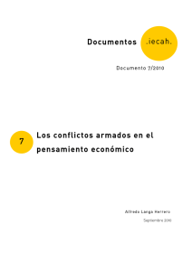 Documentos Los conflictos armados en el pensamiento económico