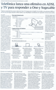 Telefónica lanza una ofensiva en ADSL y TV para responder a Ono