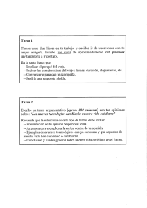 Tienes unos días libres en tu trabajo y decides ir de vacaciones con