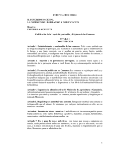 Ley 2004-04 de Organización y Régimen de las Comunas