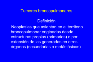 12 Tumores broncopulmonares ppt