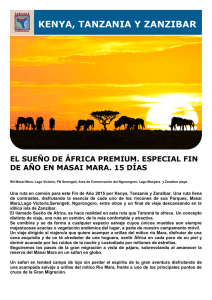 el sueño de áfrica premium. especial fin de año en masai mara. 15